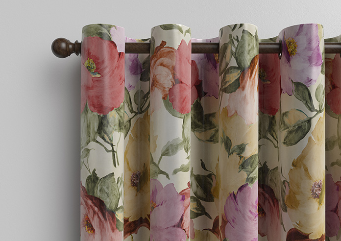 Amelia Faux Silk, Berry Blush - Made to Measure Curtain - Image 12